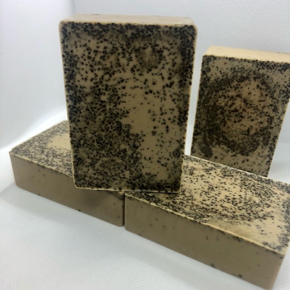 3 Coffee Scrub Soap Bars - Picture 1 of 2